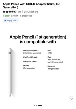 Apple Pencil 1st Generation