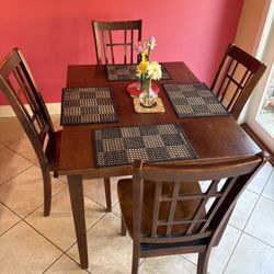 5-piece Dining Table Set For Sale