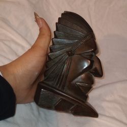 Indian Book end From 1940 Original Owner