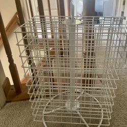 NWT Metal Revolving Paint Holder - holds 120 - 2oz Bottles 