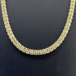 10k Gold Necklace 24” Ice Chain 3.5mm 21.9grams 138354 5