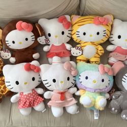 Hello Kitty Plushies 8”