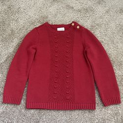 5T Kids Cable Knit Organic Cotton Sweater, Little Planet by Carter’s