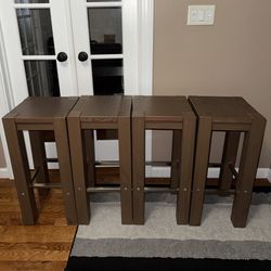IKEA Solid Wood bar stools