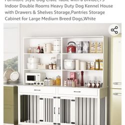 Two Dog Kennel And Shelf