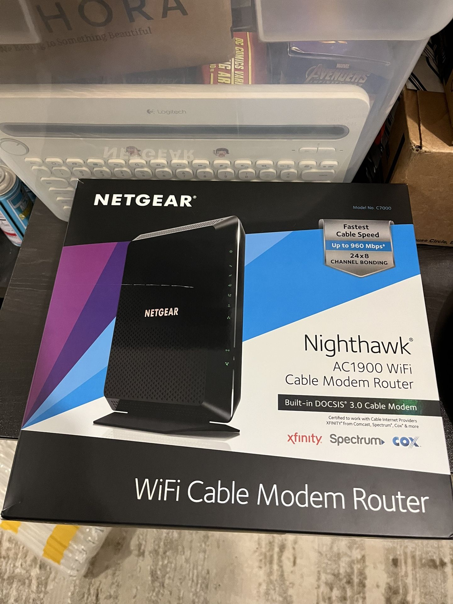 Netgear Nighthawk AC1900 WiFi Cable Modem Router