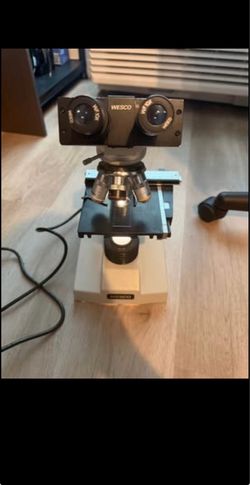 Wesco Binocular Compound Microscope – Tested & Working
