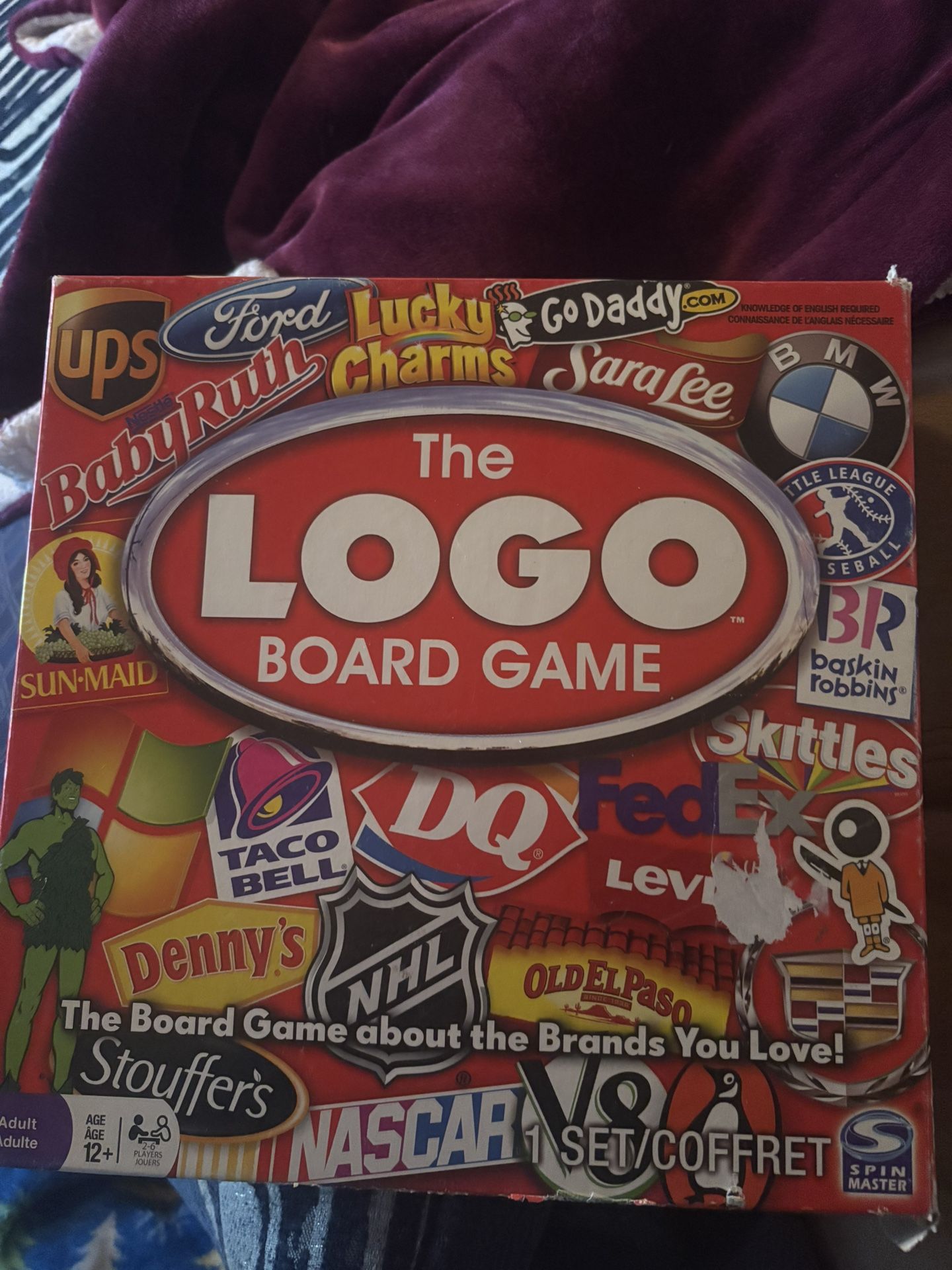 The Logo Board Game By Spin Master - $10 Or Best Offer 