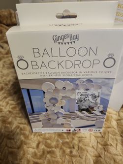 New Bachelorette Ballon backdrop
