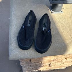black vans size 6 men 8.5 women