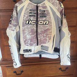 Men’s Icon Motor Sports Leather motorcycle Jacket