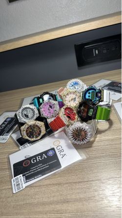 Iced out G-shock