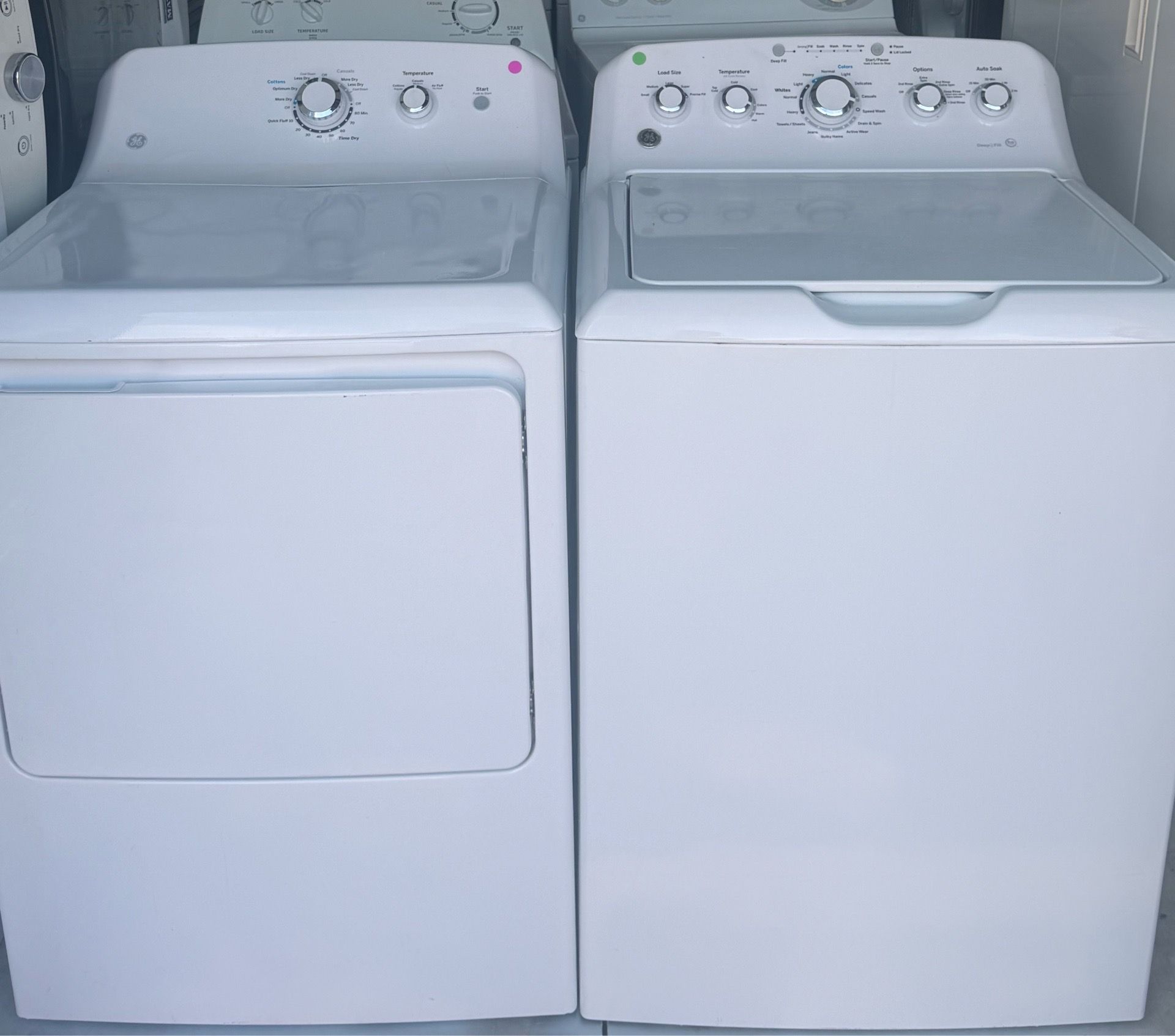 Washer and dryer