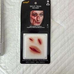 halloween face scratch