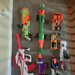 Assorted Nerf Guns