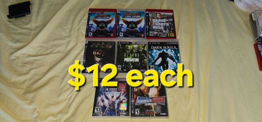 Sony PlayStation 3 ps3 games $12 each