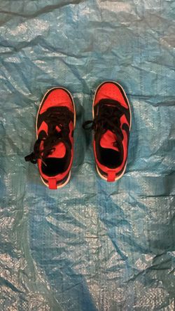 Nike Court Borough Red Low Youth Size 4