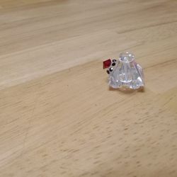 Bed, Dresser, Some Crystal Swarovski, Other Figurines.