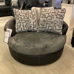 Brixley Pier Oversized Swivel Accent Chair