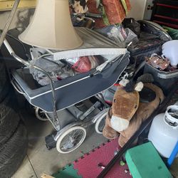 Antique buggy, stroller, baby stroller