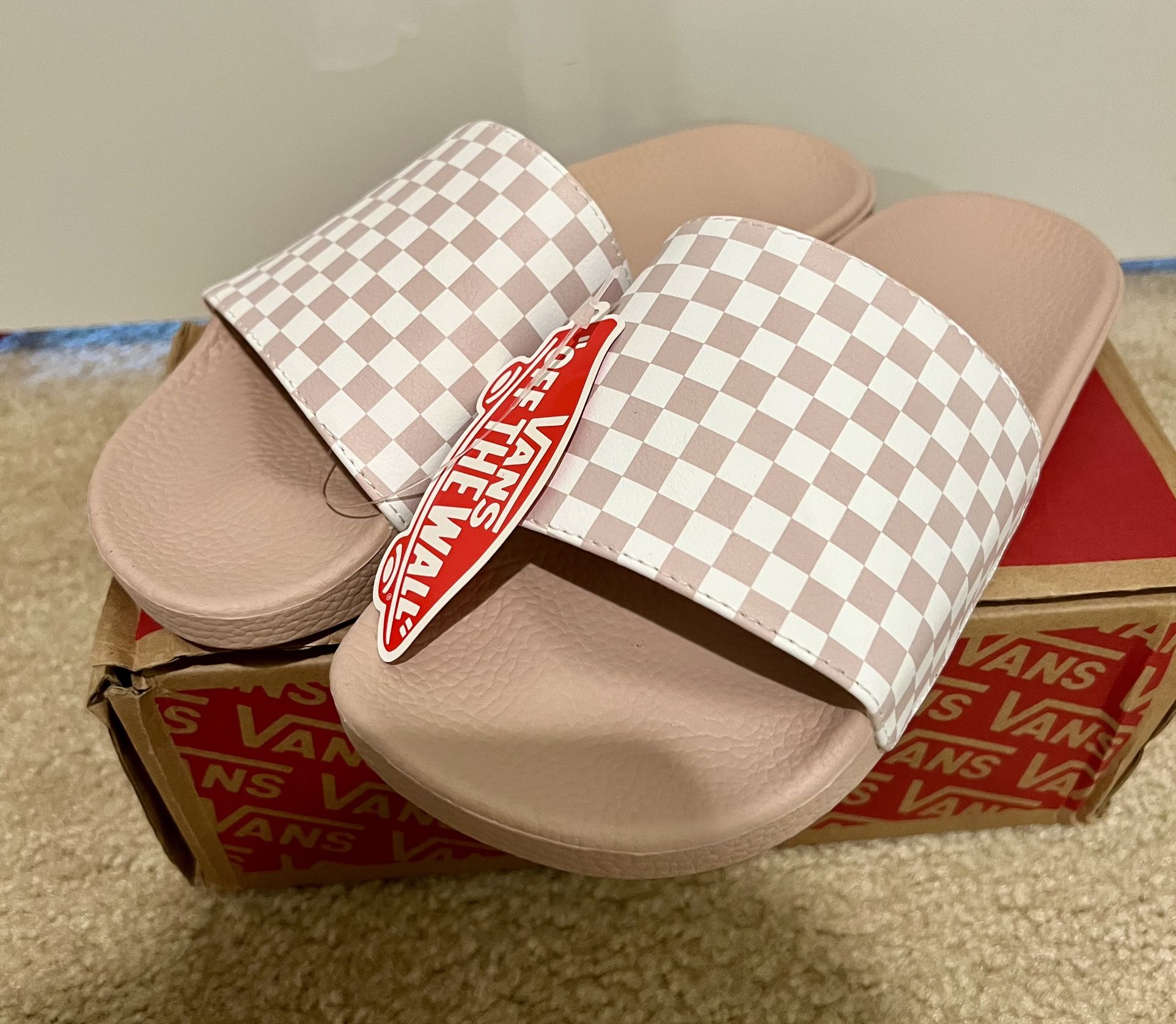 Vans Slide One Checker JR 6