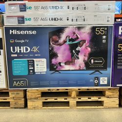 55” Hisense Smart 4K Led Uhd Tv 