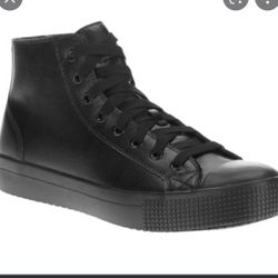 Tredsafe Black High Tops Size 6 Women