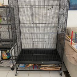 Bird Cage W/ Accessories 