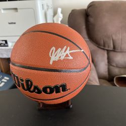 VICTOR WEMBANYAMA SIGNED SAN ANTONIO SPURS AUTOGRAPHED BASKETBALL W/COA 950