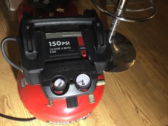 Like New Porter Cable 6 Gallon Compressor! Only 60 today (Sat) Only 💥💥💥. Check my other Tool Deals! 👍🏽