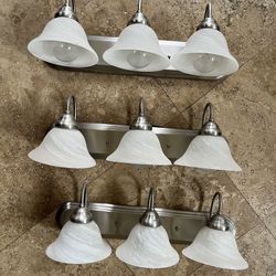Vanity Bathroom Lights Towel Holders Rack