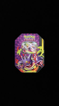Pokemon Cards Gengar Tin