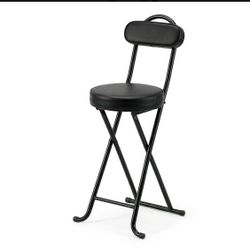 Folding Bar Stool,Tall 24 Inch Portable Foldable Stool (e4)