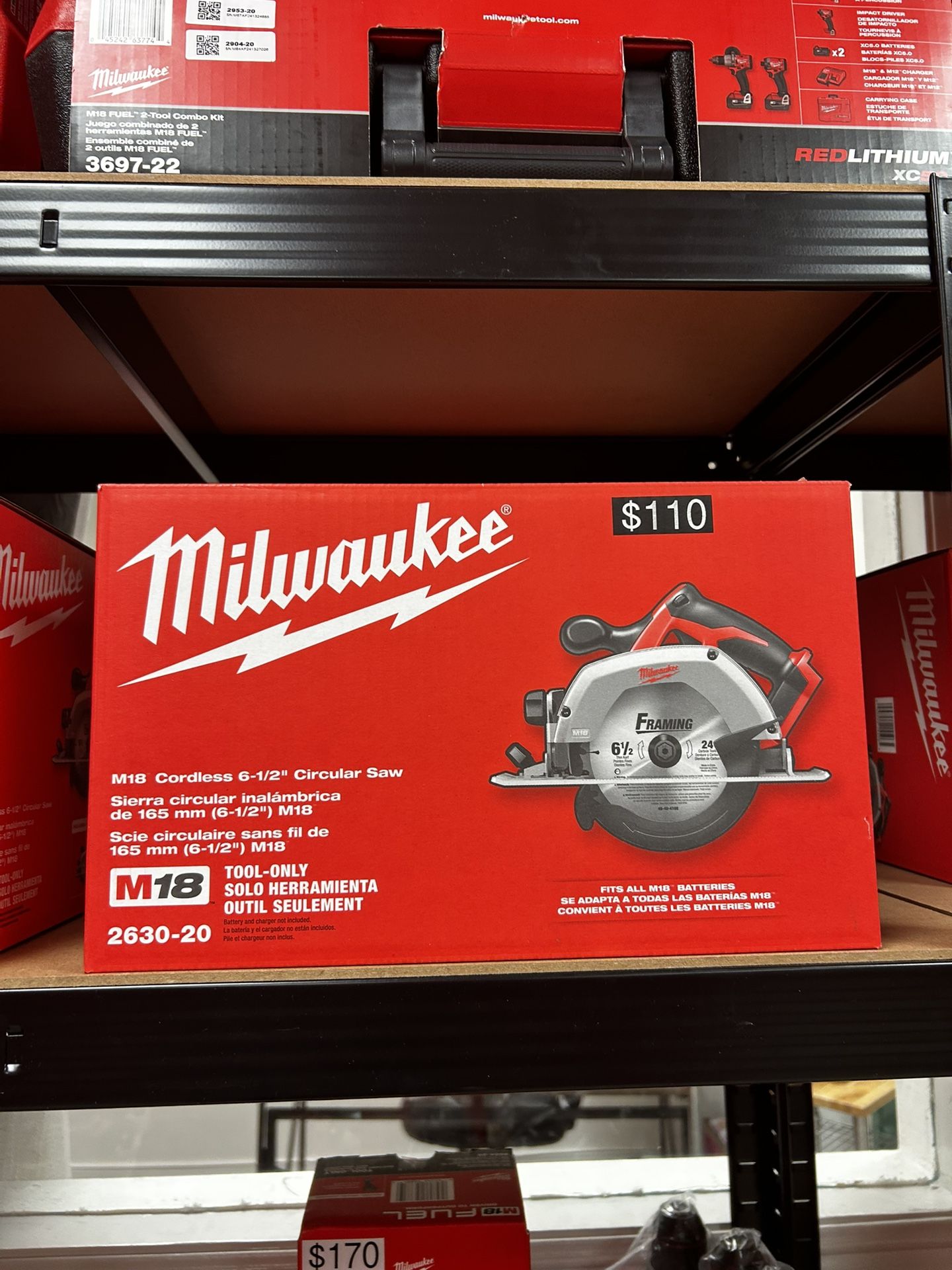 Milwaukee M18 Cordless 6-1/2” Circular Saw