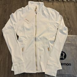 White Lulu Define Jacket