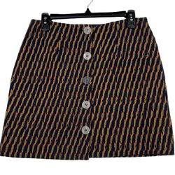 & Other Stories Women’s  Lined Mini Skirt with Buttons Cotton Blend -38/6-