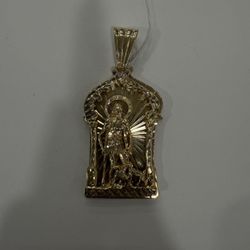 10k Saint Lazaro Pendant Solid 