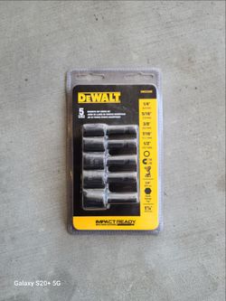 Dewalt 5pc magnetic nut driver set