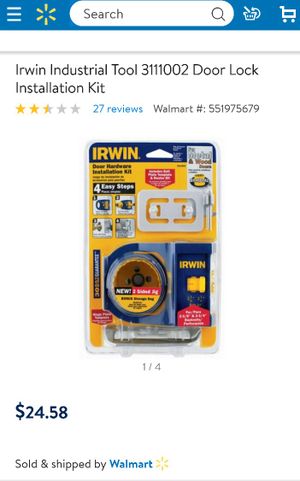 Irwin Door Lock Installation Kit For Sale In Saint Paul Mn Offerup