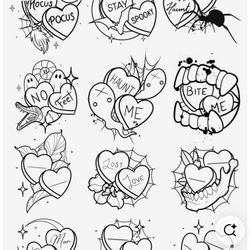 Valentine, tattoos