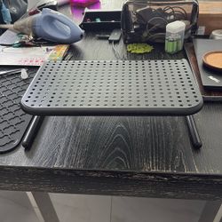 Monitor Stand (Black, Metal)