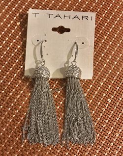 Tahari tassel earrings