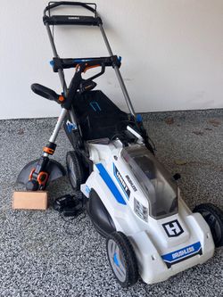 40V Hart Lawnmower & string trimmer/edger