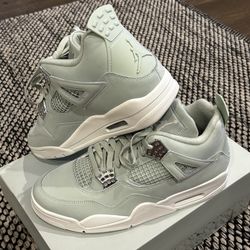 Air Jordan 4 retro Seafoam/Sail-Metallic silver woman’s 10.5 men’s 9