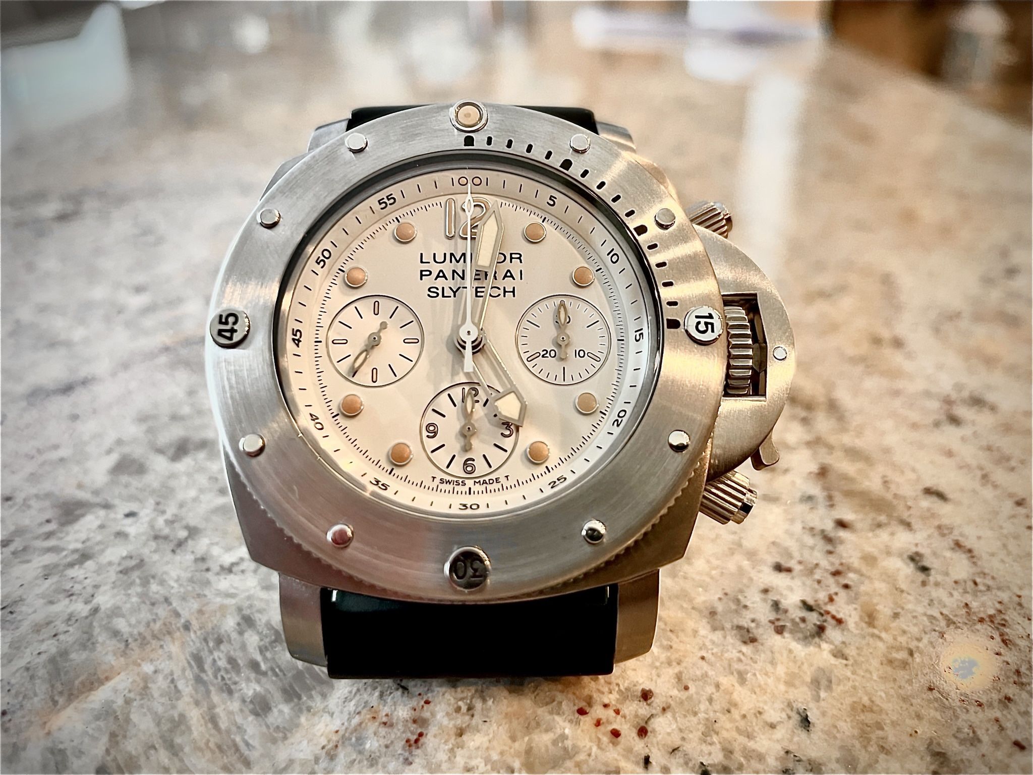 Panerai 225 Slytech 47mm Luminor Submersible Tritium Rare 250 Made