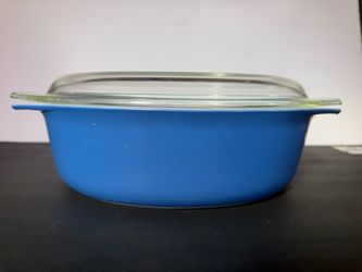 Vintage PYREX New Holland Casserole Dish, 2 1/2 Qt Ovenware with Clear Glass Lid