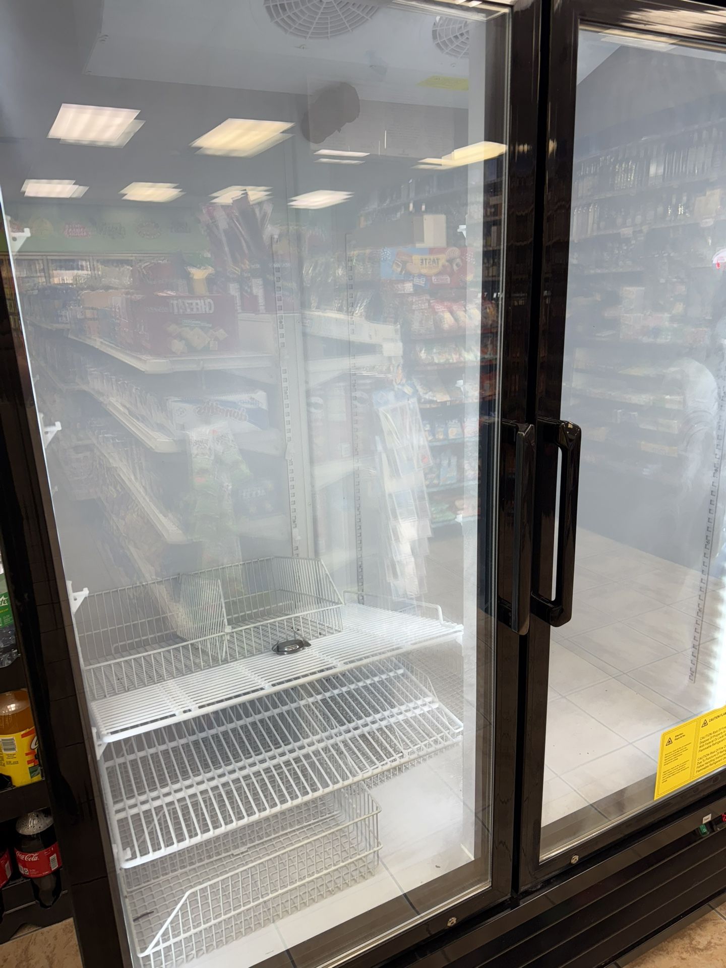 2 Door Glass Freezer