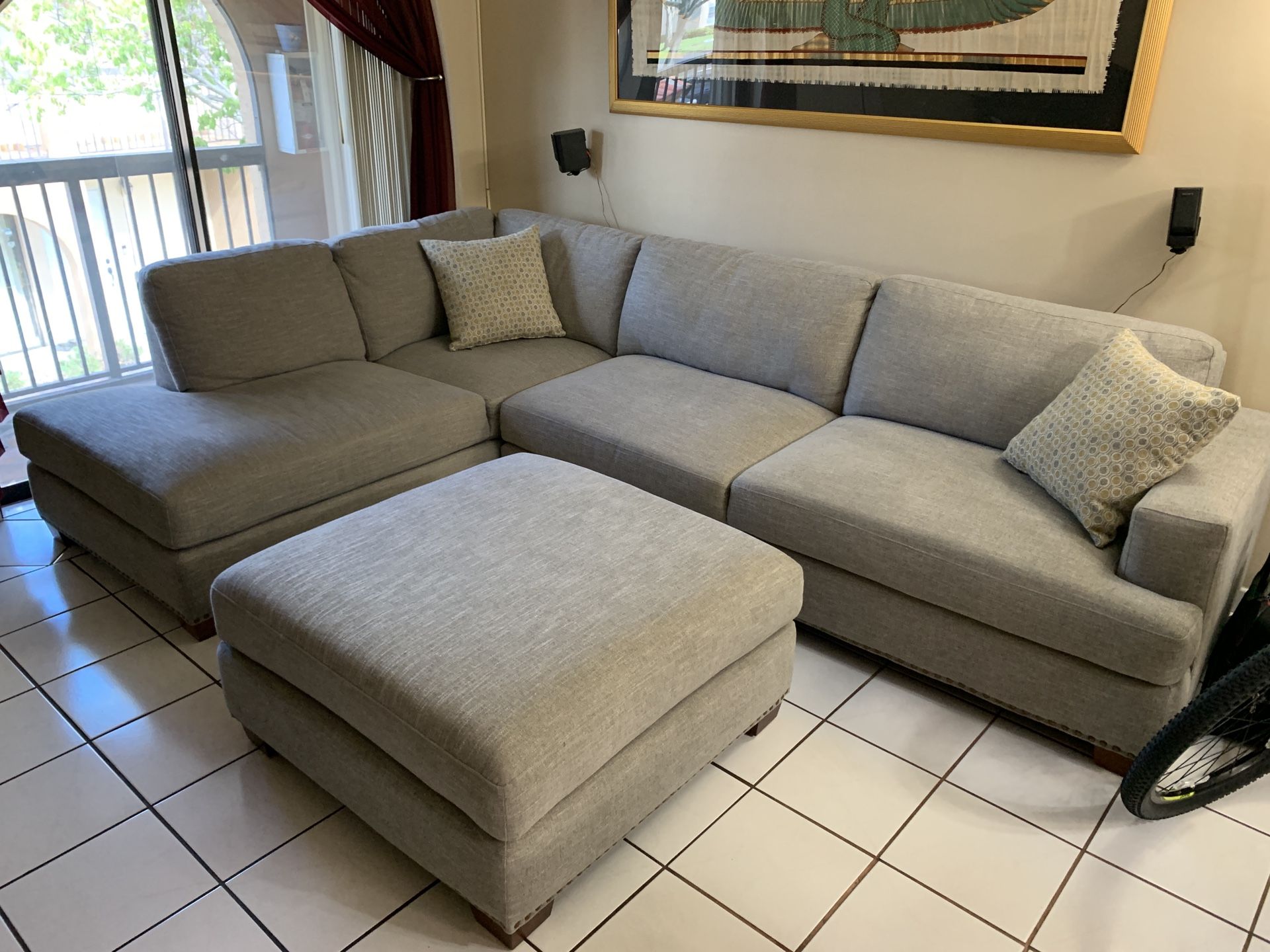 Almost new sofa set from Costco