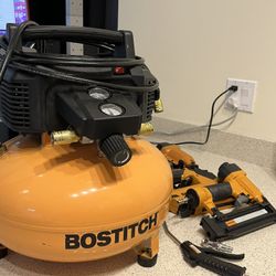 Bostitch Compressor 3 Tool Combo Kit
