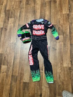 Boys size medium, grave digger costume